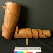 Cover image of Leather; Equestrian Gaiters